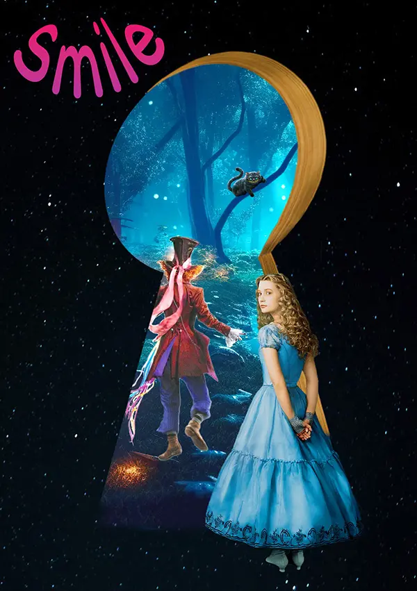 Postkarte-6 Alice im Wunderland